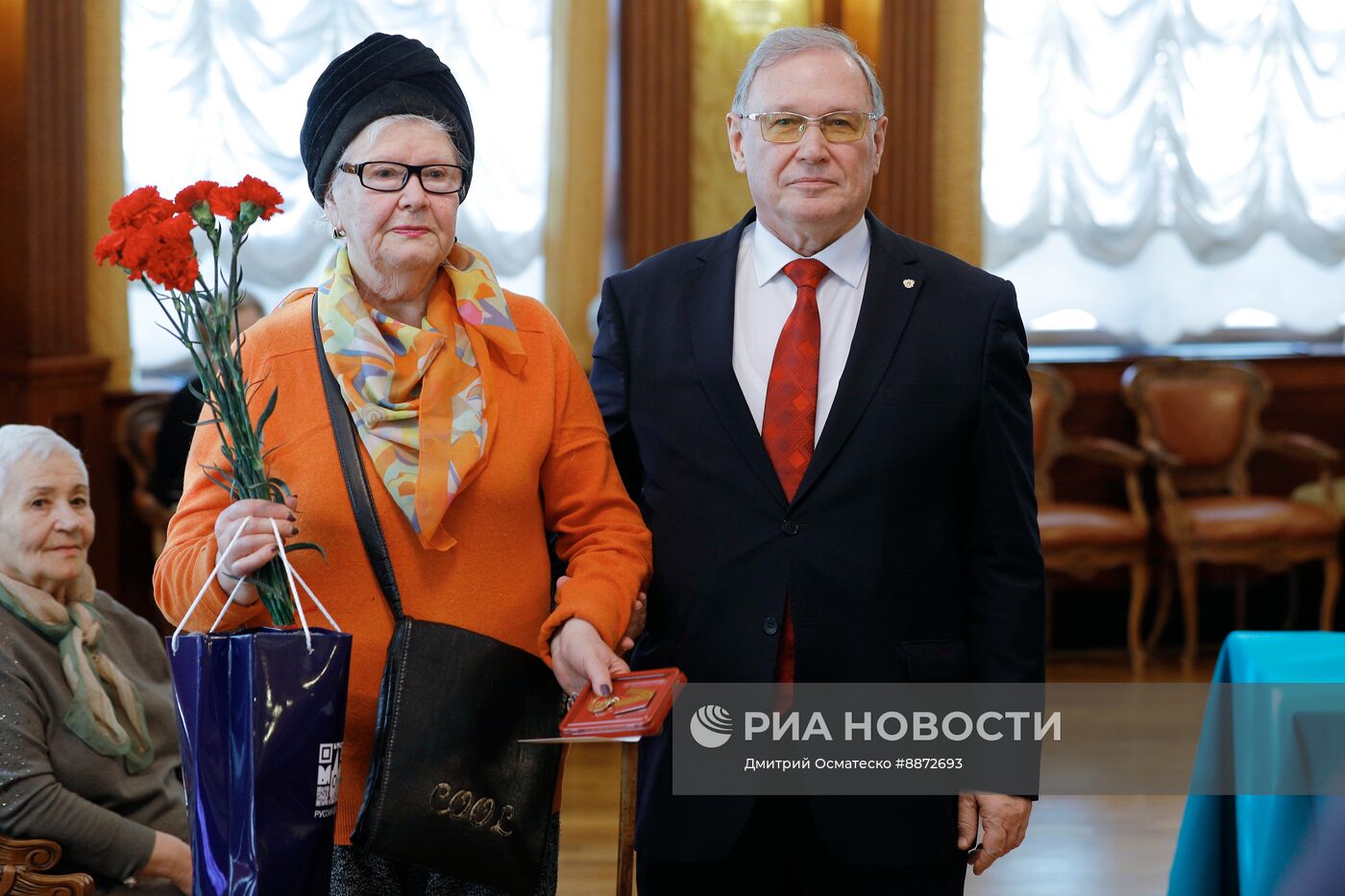 Вручение медалей ветеранам ВОВ к 80-летию Победы в Молдавии