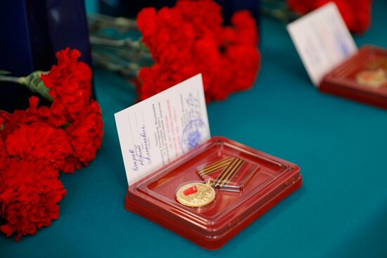 Вручение медалей ветеранам ВОВ к 80-летию Победы в Молдавии