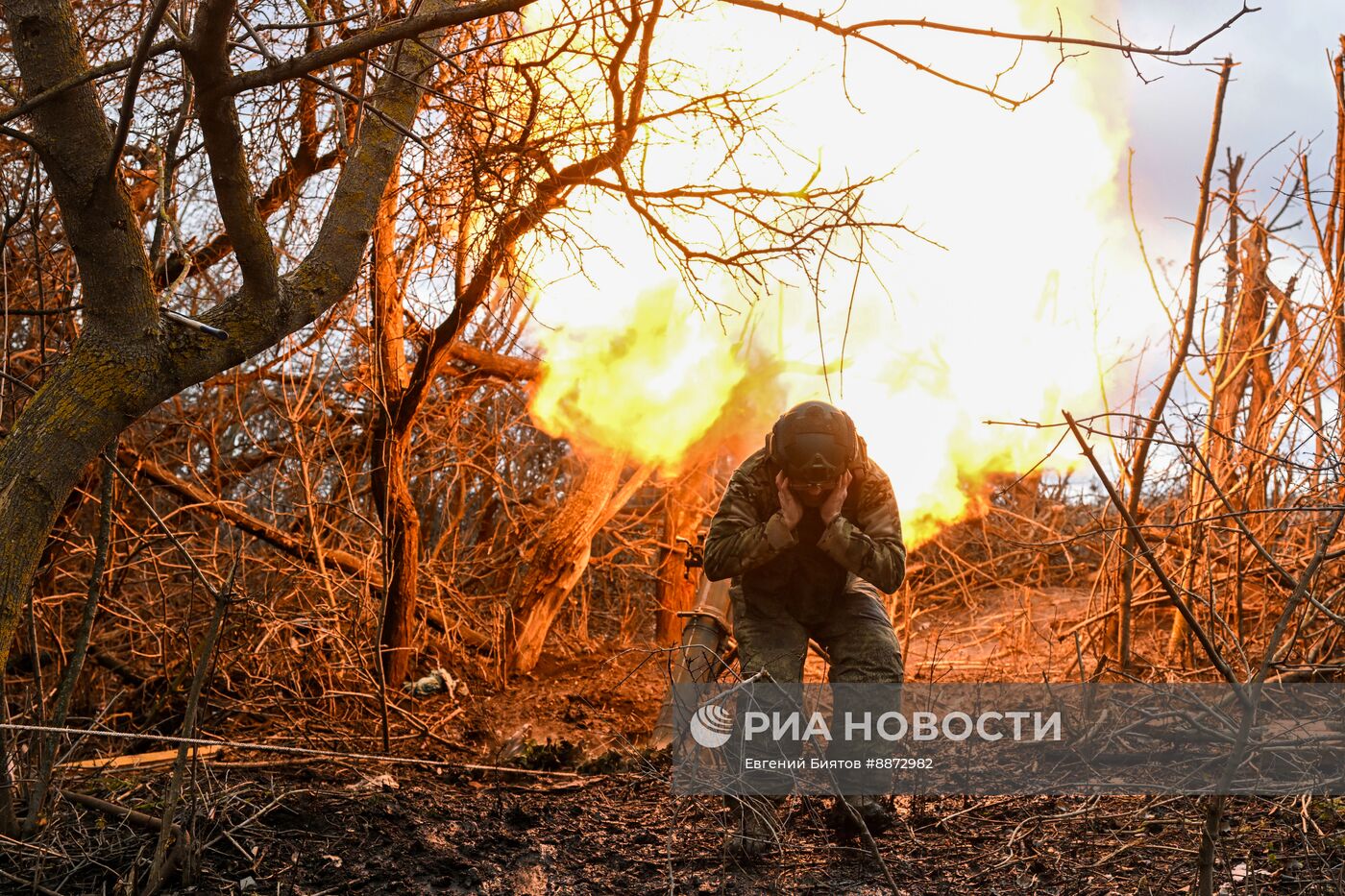 Боевая работа расчета 120мм миномёта 352 полка группировки войск "Север" в Курской области