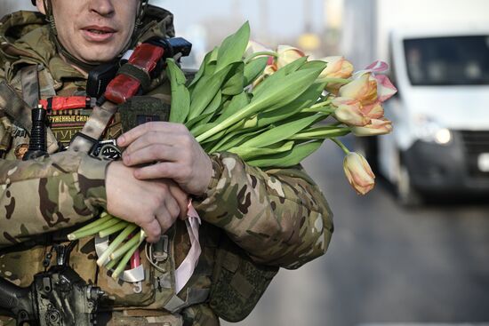 Празднование Международного женского дня 