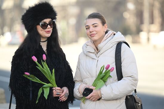 Празднование Международного женского дня 
