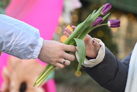 Празднование Международного женского дня 