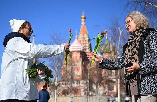 Празднование Международного женского дня 