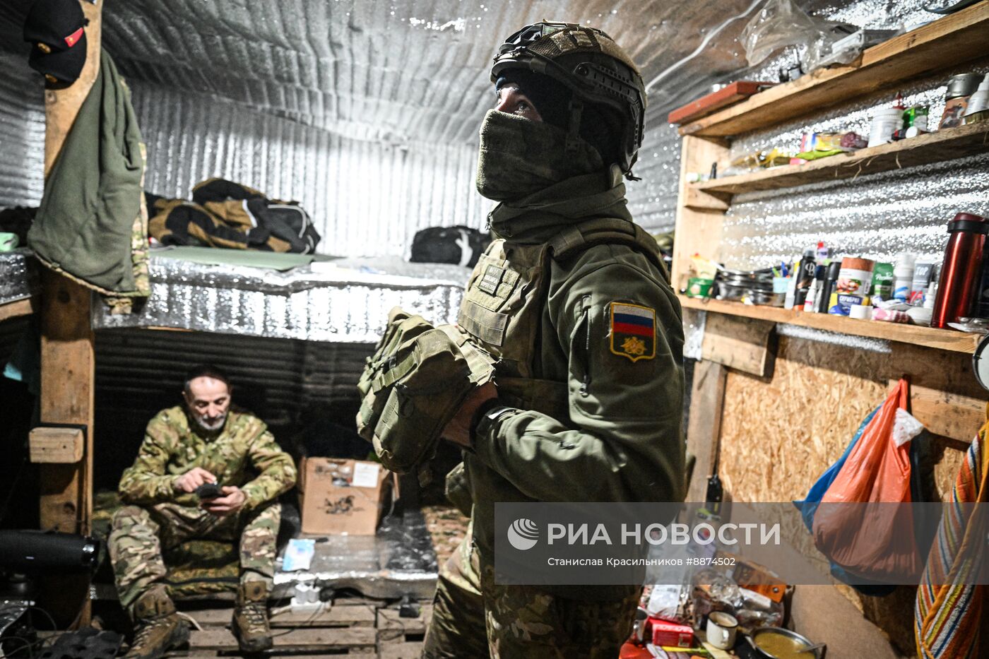 Подготовка к выполнению боевой задачи военнослужащими 177-го полка морской пехоты Каспийской флотилии на Курском направлении