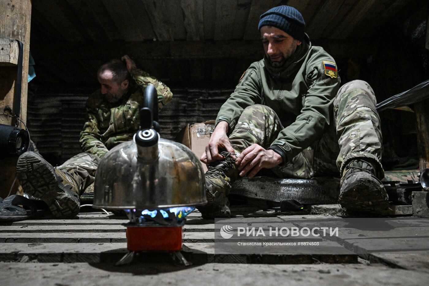 Подготовка к выполнению боевой задачи военнослужащими 177-го полка морской пехоты Каспийской флотилии на Курском направлении