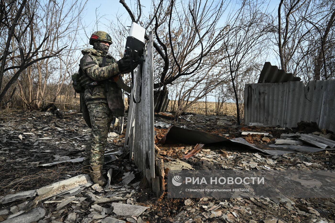 Боевая работа подразделений РЭБ группировки "Север" на Курском направлении