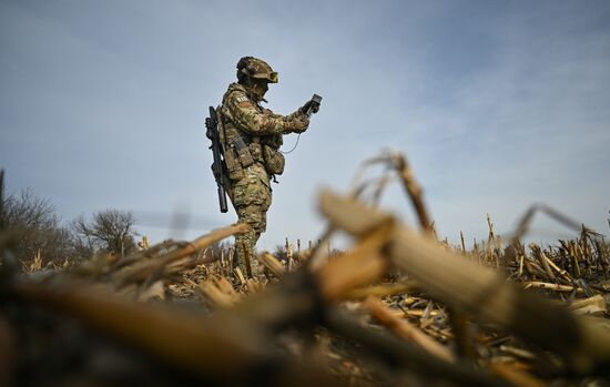 Боевая работа подразделений РЭБ группировки "Север" на Курском направлении