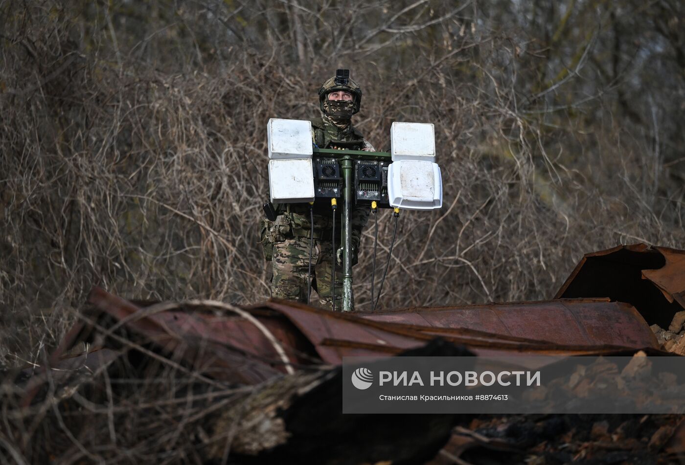 Боевая работа подразделений РЭБ группировки "Север" на Курском направлении