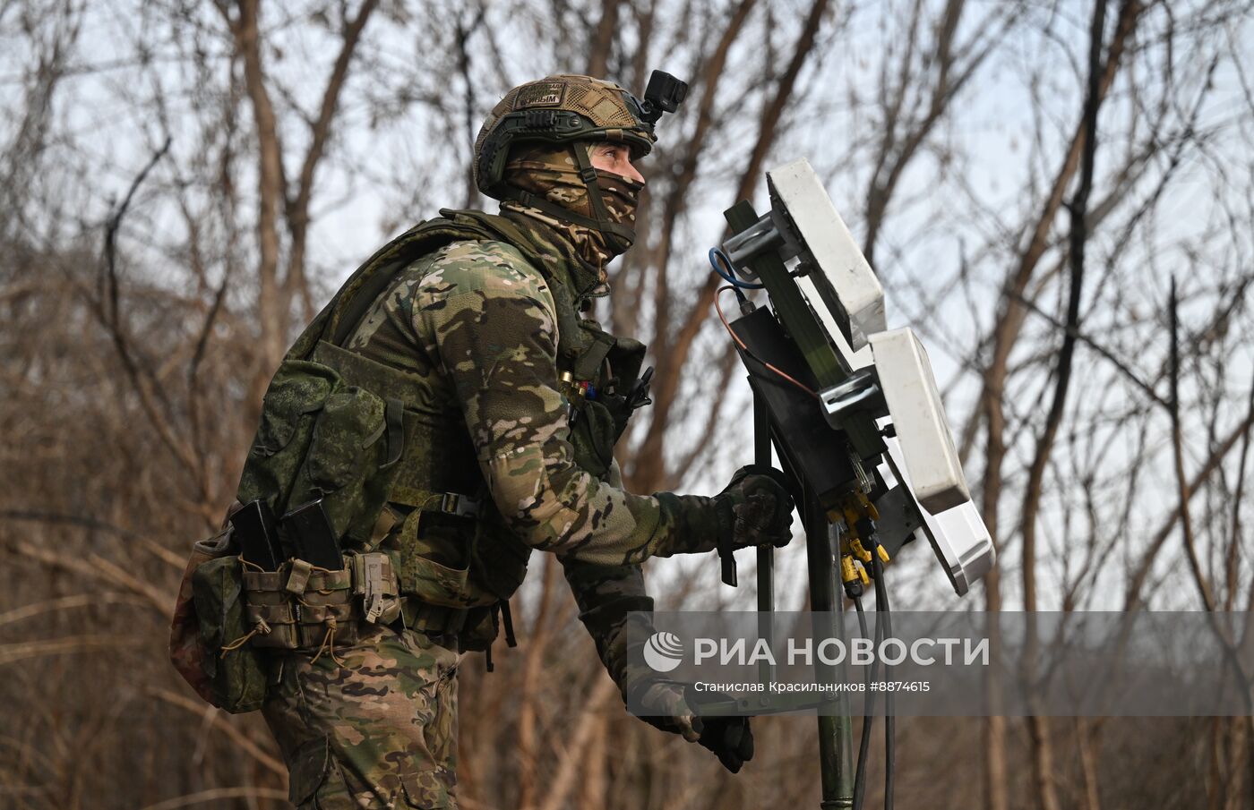 Боевая работа подразделений РЭБ группировки "Север" на Курском направлении