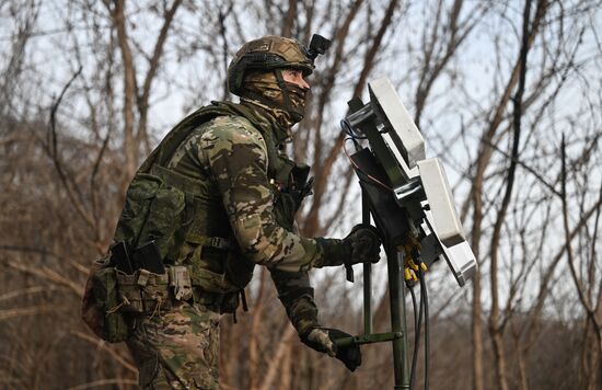 Боевая работа подразделений РЭБ группировки "Север" на Курском направлении