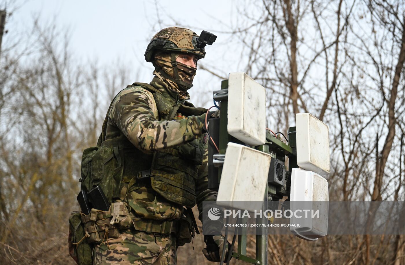 Боевая работа подразделений РЭБ группировки "Север" на Курском направлении