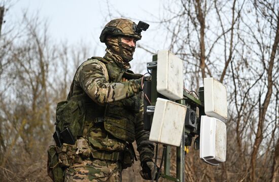 Боевая работа подразделений РЭБ группировки "Север" на Курском направлении