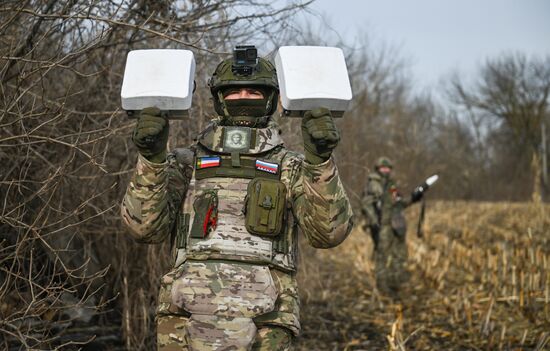 Боевая работа подразделений РЭБ группировки "Север" на Курском направлении