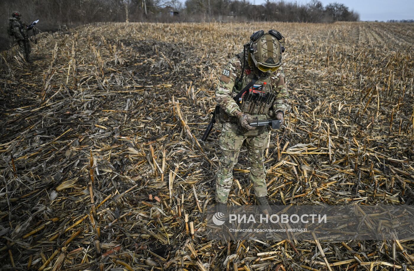 Боевая работа подразделений РЭБ группировки "Север" на Курском направлении