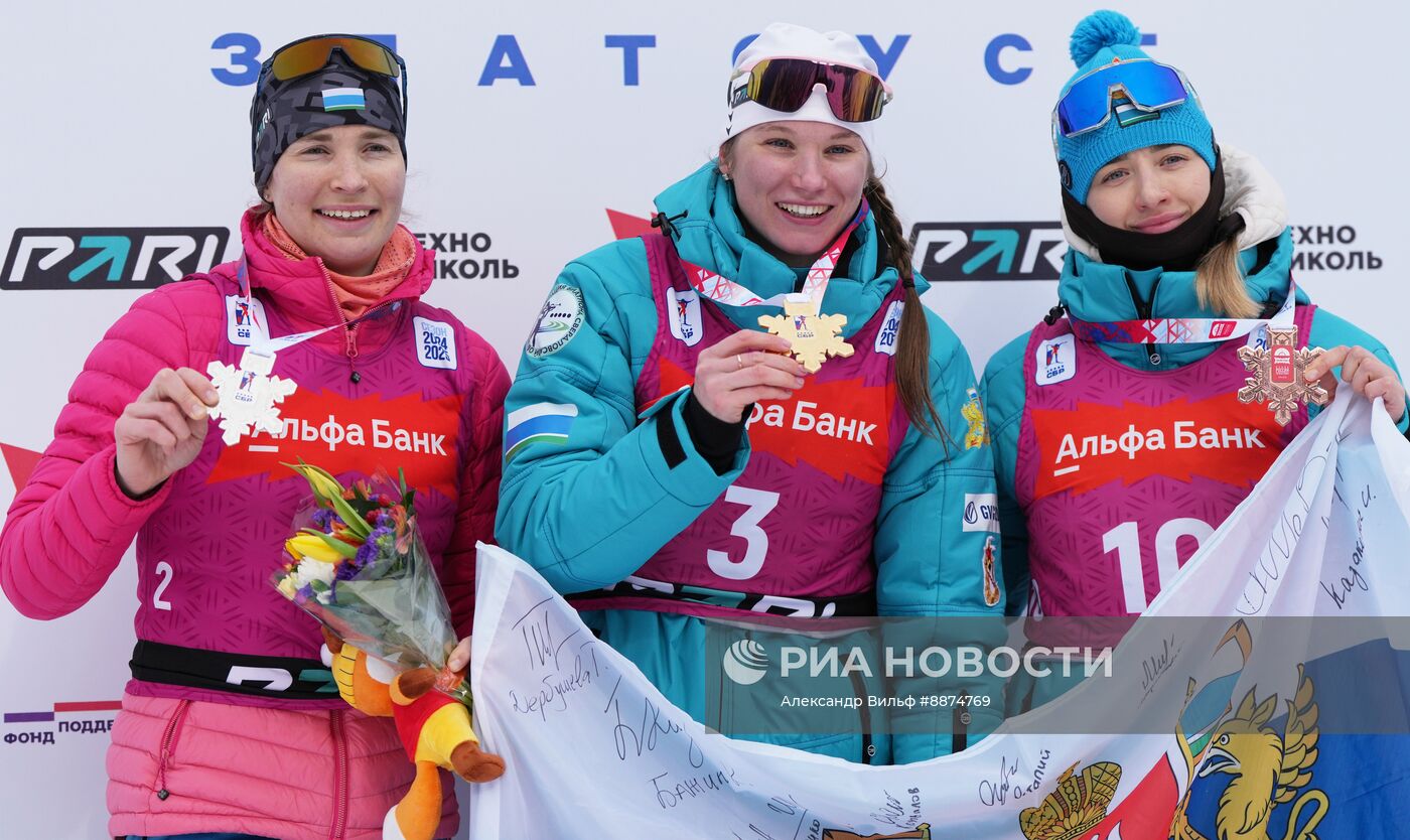 Биатлон. Кубок России. Финал. Женщины. Масс-cтарт