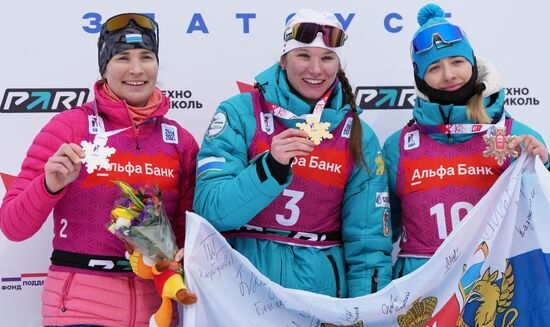 Биатлон. Кубок России. Финал. Женщины. Масс-cтарт