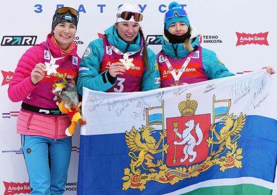 Биатлон. Кубок России. Финал. Женщины. Масс-cтарт