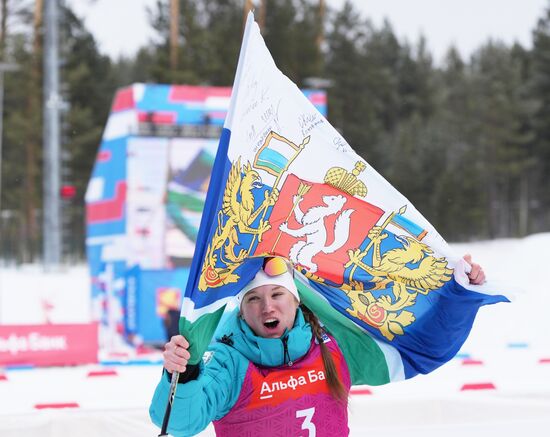 Биатлон. Кубок России. Финал. Женщины. Масс-cтарт