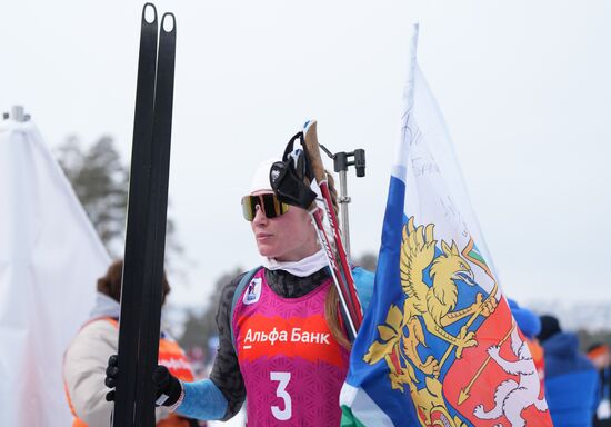 Биатлон. Кубок России. Финал. Женщины. Масс-cтарт