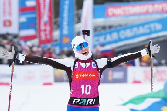 Биатлон. Кубок России. Финал. Женщины. Масс-cтарт