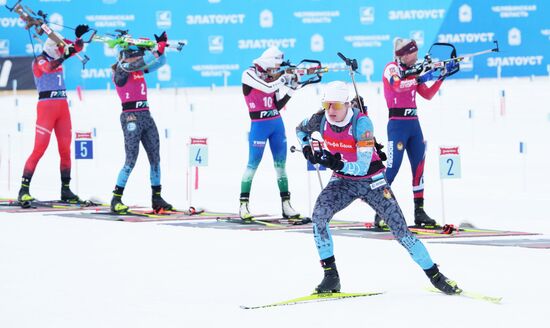 Биатлон. Кубок России. Финал. Женщины. Масс-cтарт