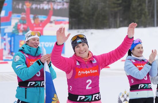 Биатлон. Кубок России. Финал. Женщины. Масс-cтарт