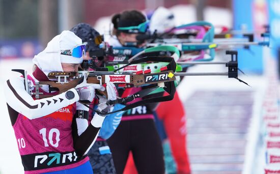 Биатлон. Кубок России. Финал. Женщины. Масс-cтарт