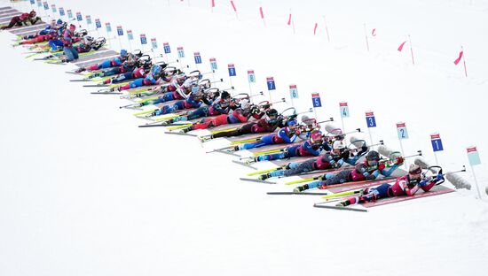 Биатлон. Кубок России. Финал. Женщины. Масс-cтарт