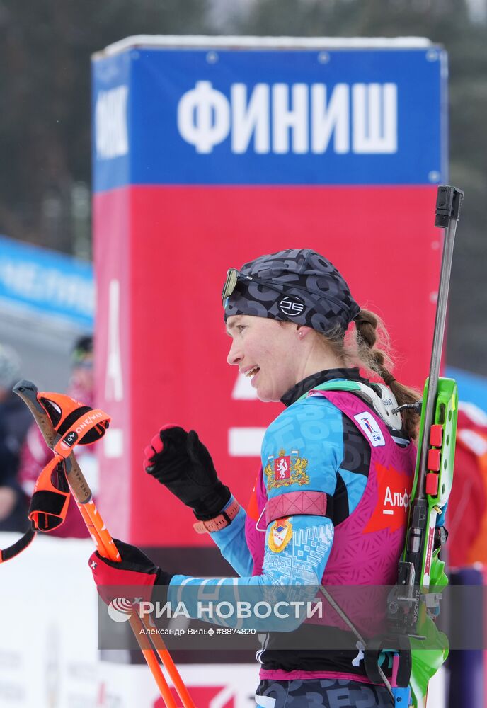 Биатлон. Кубок России. Финал. Женщины. Масс-cтарт