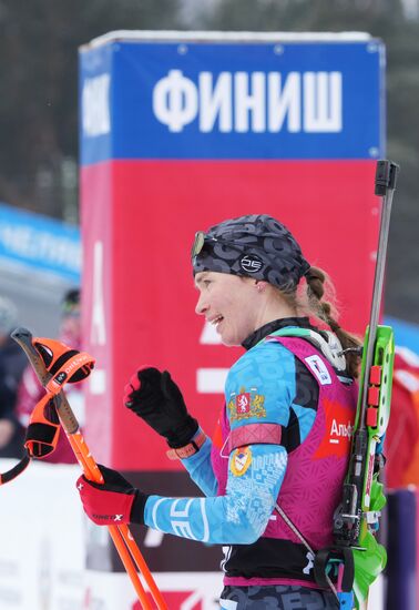 Биатлон. Кубок России. Финал. Женщины. Масс-cтарт