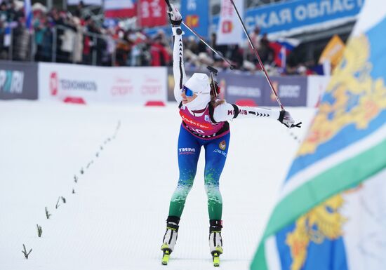 Биатлон. Кубок России. Финал. Женщины. Масс-cтарт