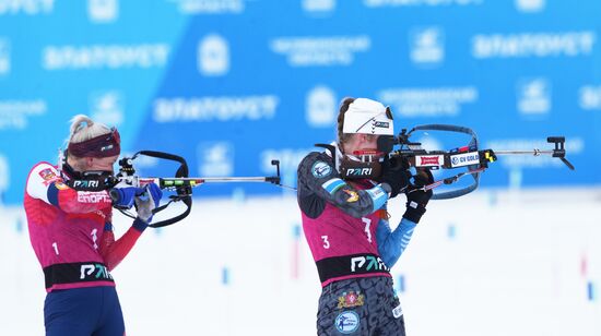 Биатлон. Кубок России. Финал. Женщины. Масс-cтарт