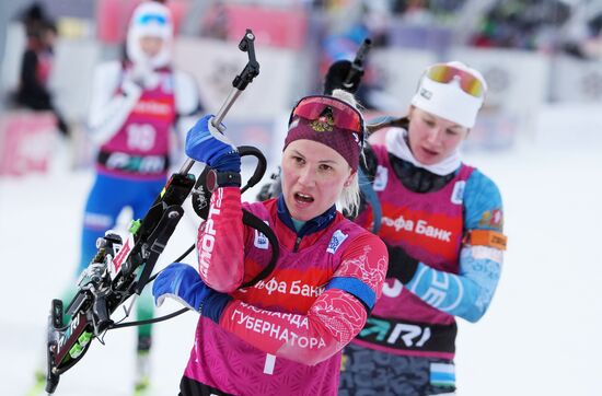 Биатлон. Кубок России. Финал. Женщины. Масс-cтарт