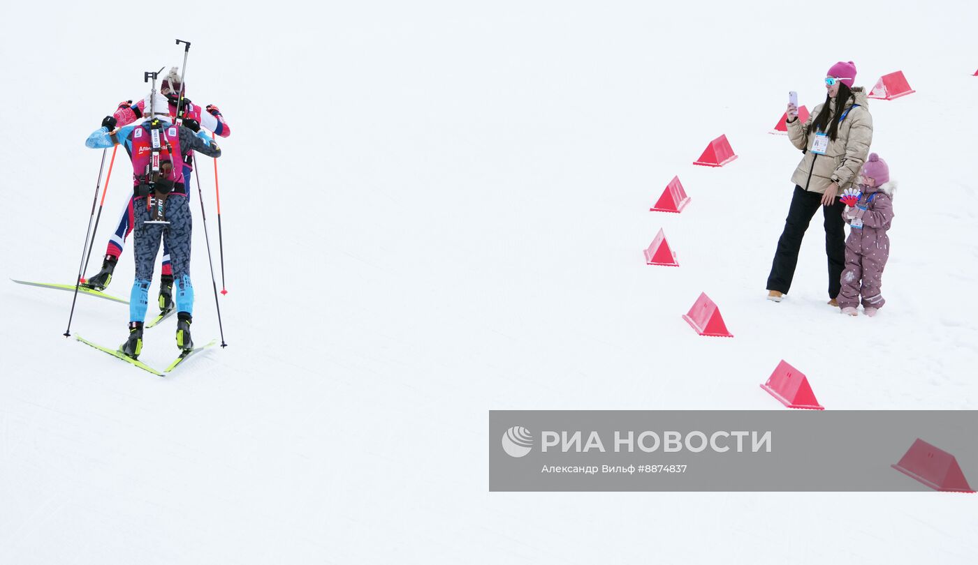 Биатлон. Кубок России. Финал. Женщины. Масс-cтарт