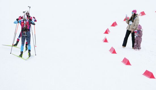 Биатлон. Кубок России. Финал. Женщины. Масс-cтарт