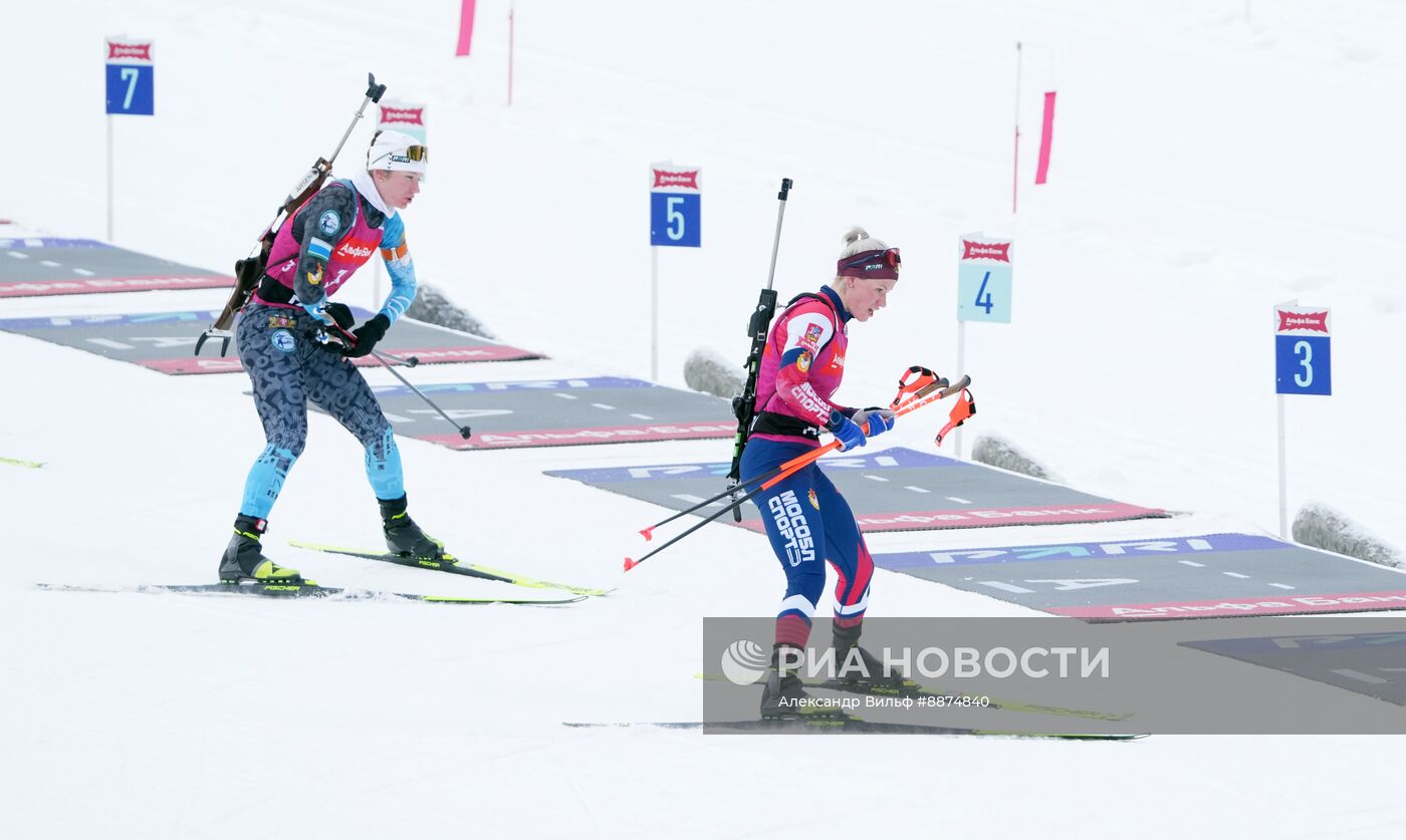 Биатлон. Кубок России. Финал. Женщины. Масс-cтарт