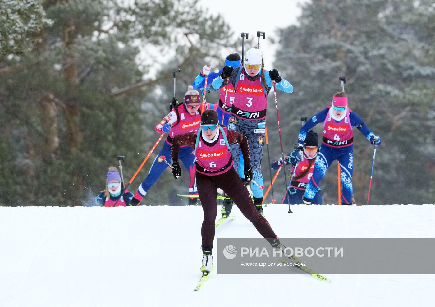 Биатлон. Кубок России. Финал. Женщины. Масс-cтарт