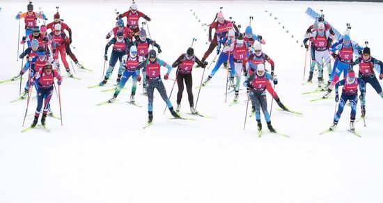 Биатлон. Кубок России. Финал. Женщины. Масс-cтарт