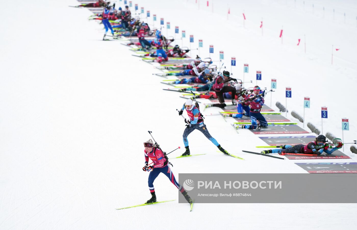 Биатлон. Кубок России. Финал. Женщины. Масс-cтарт