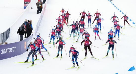 Биатлон. Кубок России. Финал. Женщины. Масс-cтарт