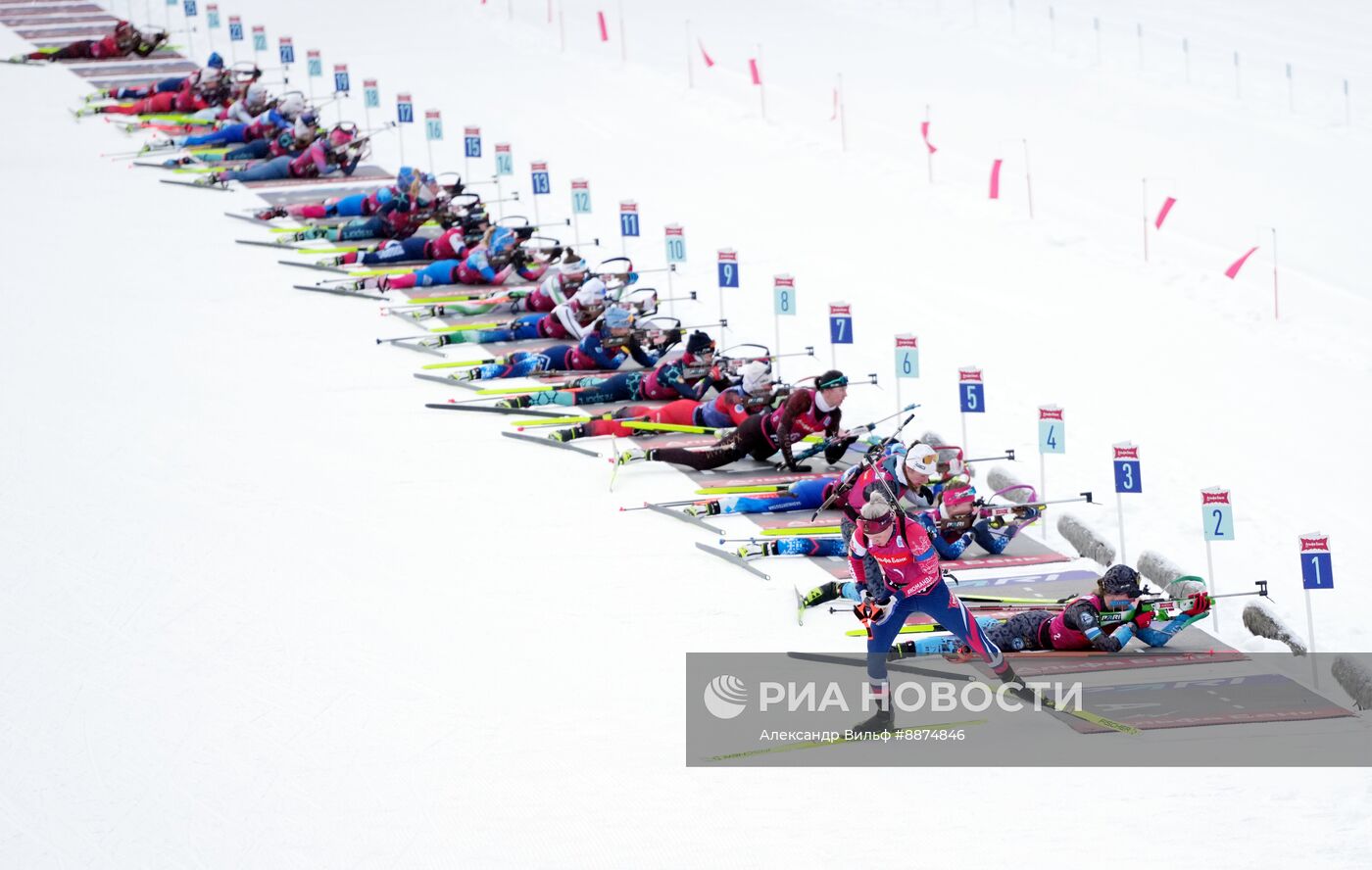 Биатлон. Кубок России. Финал. Женщины. Масс-cтарт