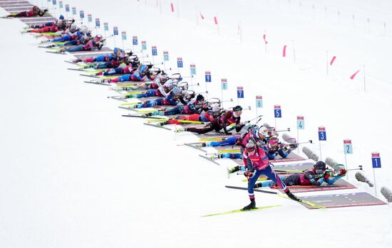 Биатлон. Кубок России. Финал. Женщины. Масс-cтарт