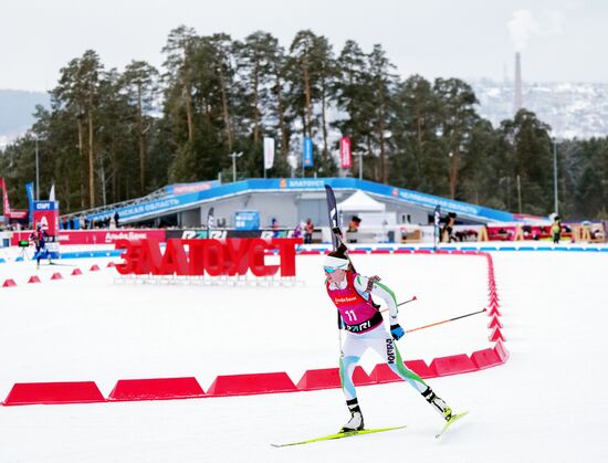 Биатлон. Кубок России. Финал. Женщины. Масс-cтарт