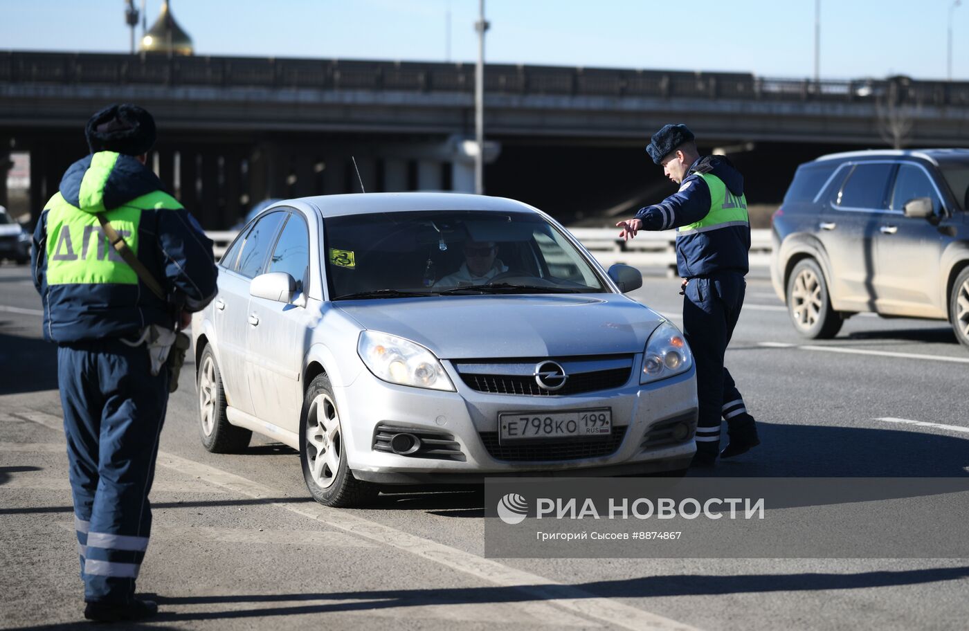 Рейд по выявлению пьяных водителей сотрудниками ГИБДД