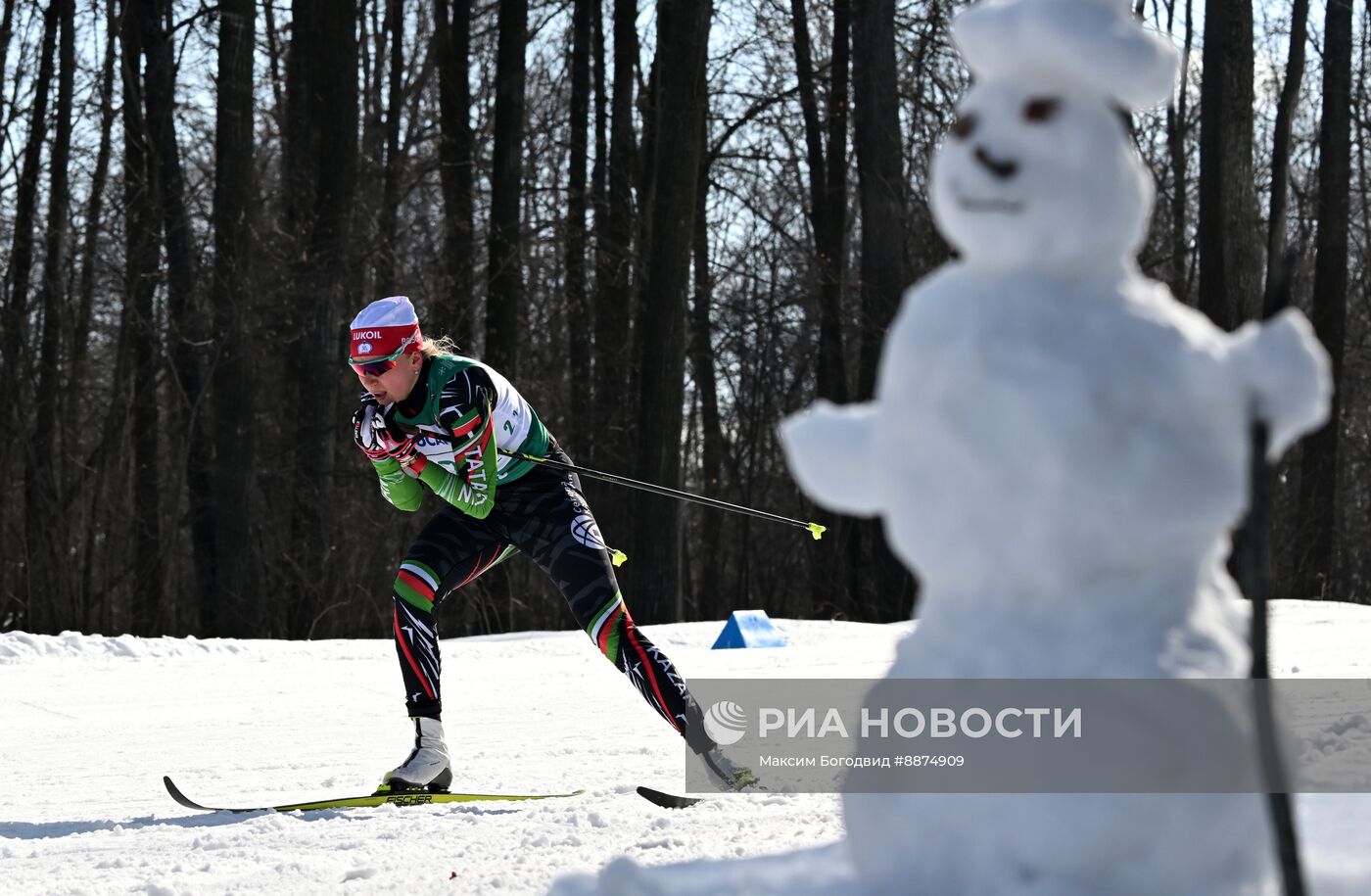 Лыжные гонки. Чемпионат России. Женщины. Эстафета