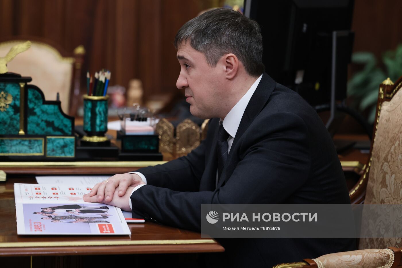 Президент Владимир Путин встретился с губернатором Пермского края Дмитрием Махониным