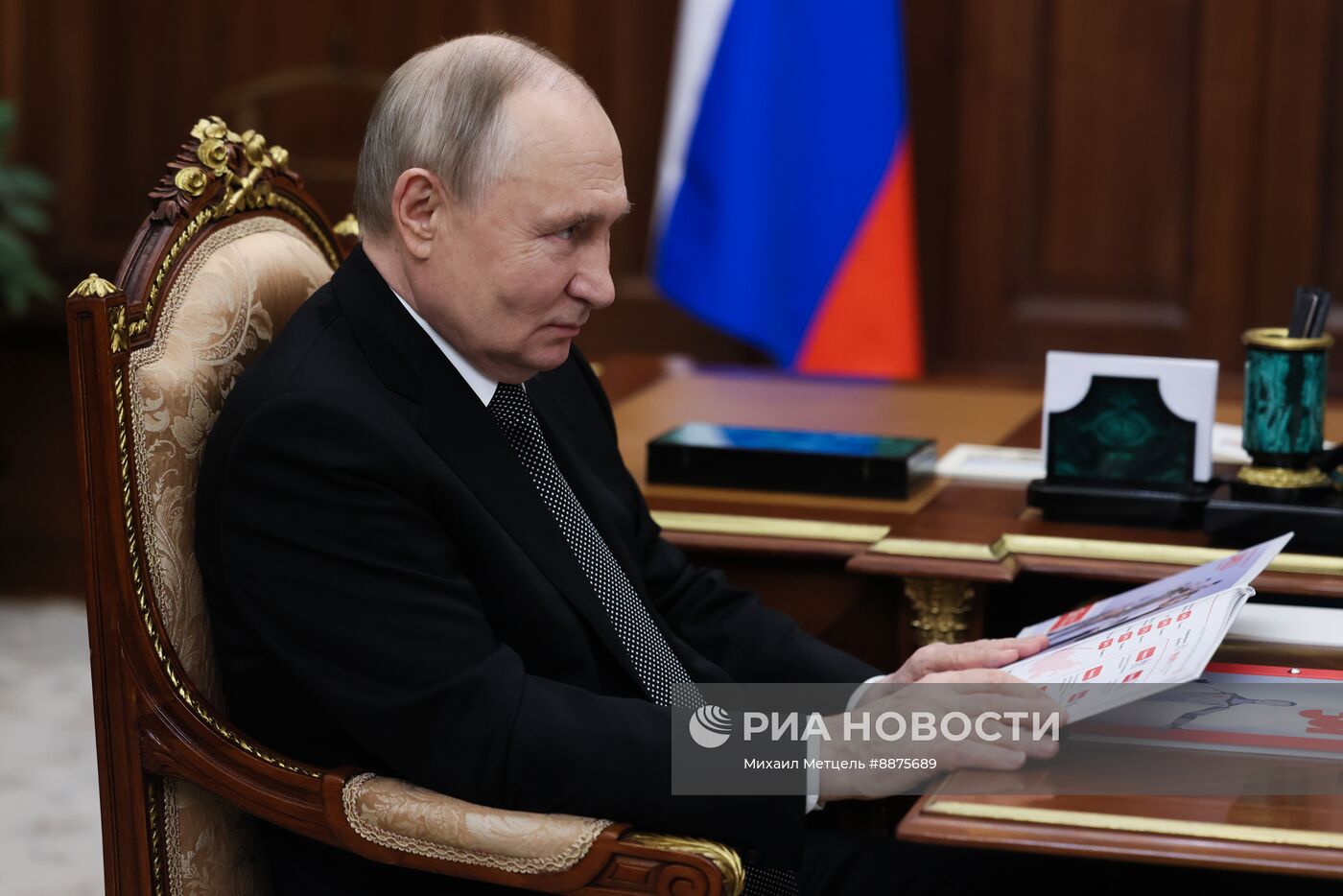 Президент Владимир Путин встретился с губернатором Пермского края Дмитрием Махониным