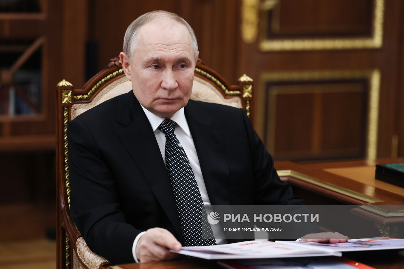 Президент Владимир Путин встретился с губернатором Пермского края Дмитрием Махониным