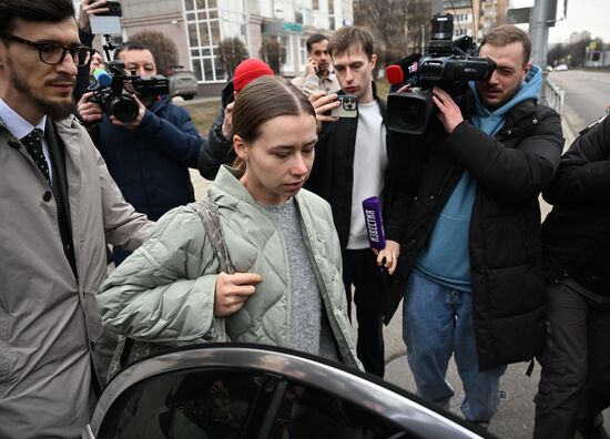 Избрание меры пресечения блогеру Александре Митрошиной