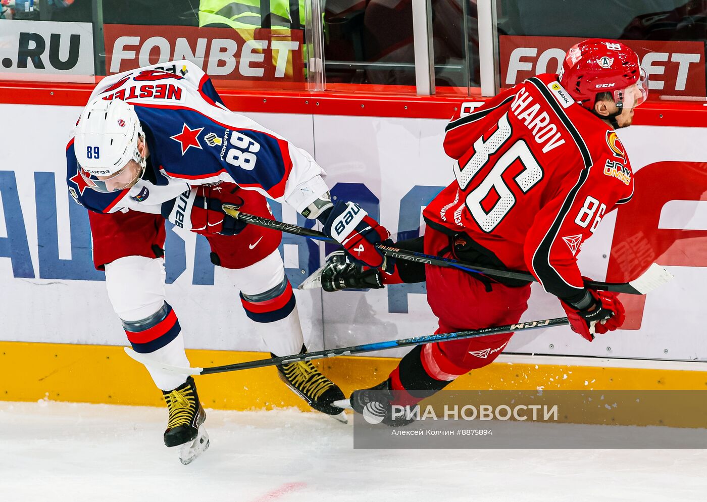 Хоккей. КХЛ. Матч "Автомобилист" - ЦСКА